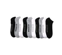 Ben Sherman Men s 10-Pack Low Cut Solid Socks - Logo Bottom Print, Ribbed Trim