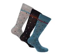 Ben Sherman Mens 3 Pack of Socks in Navy Viscose - Size UK 7-11