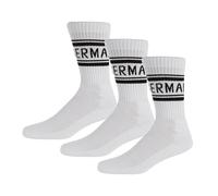 Ben Sherman Mens 3 Pack Sport Socks White 7-11