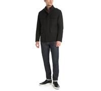 Ben Sherman Men's Beekman Casual Military Jacket, Black, M