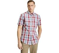 Ben Sherman Mens Block Check Short Sleeved Shirt Bordeaux 3XL
