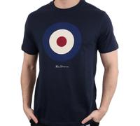 Ben Sherman Mens Signature Target T-Shirt - Short Sleeved (Dark Navy) M