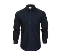 Ben Sherman Men's Button-Down Collar Oxford Shirt, Long Sleeved, Regular Fit (Dark Navy (Embroidered Pocket Logo)) S