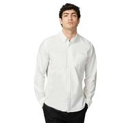 Ben Sherman Men's Button-Down Collar Signature Oxford Shirt, Tab Logo Pocket, Long Sleeved, Regular Fit (White.) L