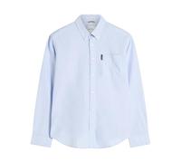 Ben Sherman Men's Button-Down Collar Signature Oxford Shirt, Tab Logo Pocket, Long Sleeved, Regular Fit (Sky.) M