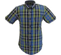 Ben Sherman Mens Checked Shirts (UK, Alpha, XL, Regular, Regular, Green)