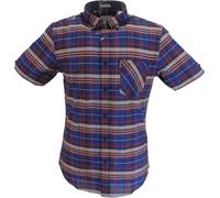 Ben Sherman Mens Checked Shirts (UK, Alpha, XL, Regular, Regular, Royal Blue)