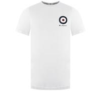 Ben Sherman Men's Chest Target White T-Shirt | Size: Large Ben Sherman White L