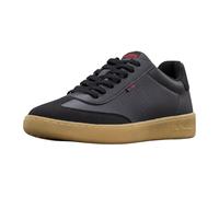 Ben Sherman Men's Glasgow Sneaker, Black/Gum, 5.5 UK