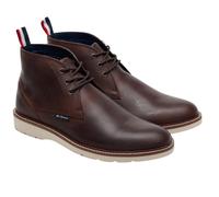 Ben Sherman - BS34610 Mens HAMPTON Leather Boots - Burgandy - UK 9 / EU 43 / US 10