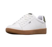 Ben Sherman Men's Hampton Sneaker, White/Gum/Olive, 7 UK