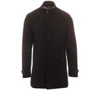 Ben Sherman Mens Harrimac Jacket Long Harrington Mac Jacket 49944 - Black