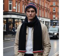 Ben Sherman® Mens Hat & Scarf Gift Set Navy One Size