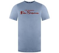 Ben Sherman Men's Large Logo Blue T-Shirt | Size: XL Ben Sherman Blue XL