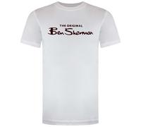 Ben Sherman Men's Large Logo White T-Shirt Ben Sherman White L