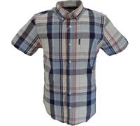Ben Sherman Mens Large Oversize Check Shirt (UK, Alpha, 4XL, Regular, Blue Grey)
