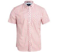 Ben Sherman Men's Linen Shirt - Classic Fit Short Sleeve Button Down Woven Linen Shirt (S-XL), Size Small, Light Blue