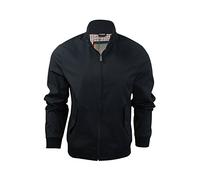 Ben Sherman Mens Mens The Script Harrington Jacket in Navy - 2XL