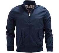 Ben Sherman Mens Mens The Script Harrington Jacket in Navy - L
