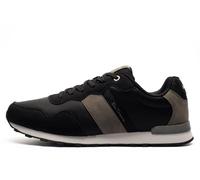Ben Sherman Mens Owen Retro Trainers - Black/Grey - 9 UK