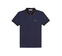 Ben Sherman Men's Plus Size Colour Block Rib Polo Marine 3XL