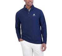 Ben Sherman Men's Quarter Zip Pullover Sweater - Lightweight, Casual, Work, Golf & Everyday Wear, Deep Navy, XXL