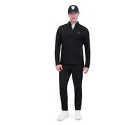 Ben Sherman Men's Quarter Zip Pullover Sweater - Lightweight, Casual, Work, Golf & Everyday Wear, Midnight, Medium