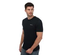 Ben Sherman Mens Script Logo T-Shirt in Black Cotton - Size Small