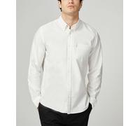 Ben Sherman Mens Shirt Cotton Long Sleeve Button Down Oxford Black White Blue