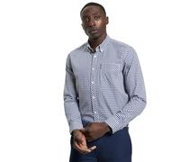 Ben Sherman Men's Signature Gingham Check Shirt, Button-Down Collar, Long Sleeves, Regular Fit (Dark Blue.) XL