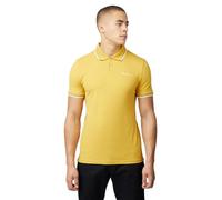 Ben Sherman Men's Signature Pique Polo T-Shirt, 100% Organic Cotton, Regular Fit (Sunflower) L