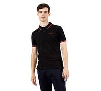 Ben Sherman Men's Signature Polo Shirt, Black (Black 290), Small (Size:S)
