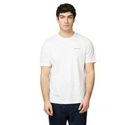 Ben Sherman Men's T-Shirt Signature – Short Sleeved, 100% Organic Cotton, Regular Fit, White XXL