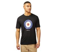 Ben Sherman Mens Signature Target T-Shirt - Short Sleeved (Black) L