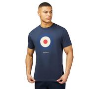 Ben Sherman Mens Signature Target T-Shirt - Short Sleeved (Dark Navy) L