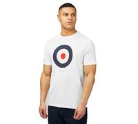 Ben Sherman Mens Signature Target T-Shirt - Short Sleeved (White) L