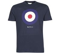 Ben Sherman Men's Signature Target TEE T-Shirt, Blue (Dark Navy 25), X-Large (Size:XL)