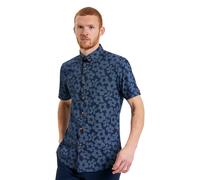 Ben Sherman Mens Stipple Floral Print Short Sleeve Shirt