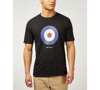 Ben Sherman Mens T-shirt Printed Target Logo Crew Neck Short Sleeve Casual Tee