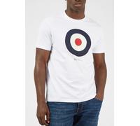 Ben Sherman Mens T-shirt Printed Target Logo Crew Neck Short Sleeve Casual Tee