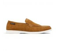 Ben Sherman Mens Tan Suede Leather Loafer Shoes - Amarillo - Dark Brown - Size EU 42