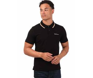 Ben Sherman | Mens Tipped Polo Shirt - Black / L