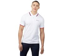 Ben Sherman | Mens Tipped Polo Shirt - White / M