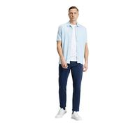 Ben Sherman Men's Vertical Pique Textured Shirt in Blue | Size: Medium Ben Sherman Blue M