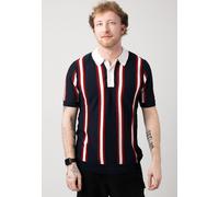 Ben Sherman - Mod Knitted Rugby Dark Navy - Polo - blue - M - 100% Cotton M