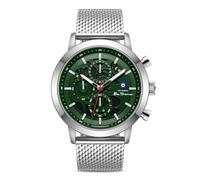 Ben Sherman Nottingham Green Dial Stainless Steel Bracelet Quartz Chronograph Watch for Men, Mineral Glass, 3 ATM, 44mm Case
