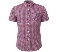 Ben Sherman Oxford Mens Red Shirt 1013390_RED