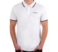 Ben Sherman Men's Signature Polo Shirt, White (White 10), XX-Large (Size:XXL)