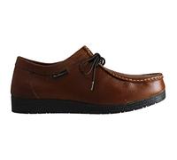 Ben Sherman Quad Lace-Up Brown Smooth Leather Mens Shoes BEN3004_744