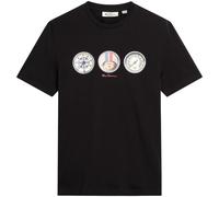 Ben Sherman Retro Speed Dial Print T-Shirt Black